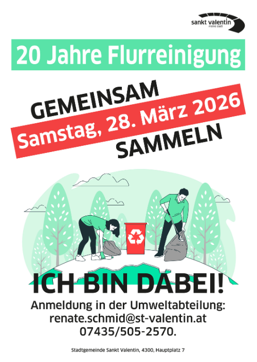 20 Jahre Flurreinigung 20 Jahre Flurreinigung